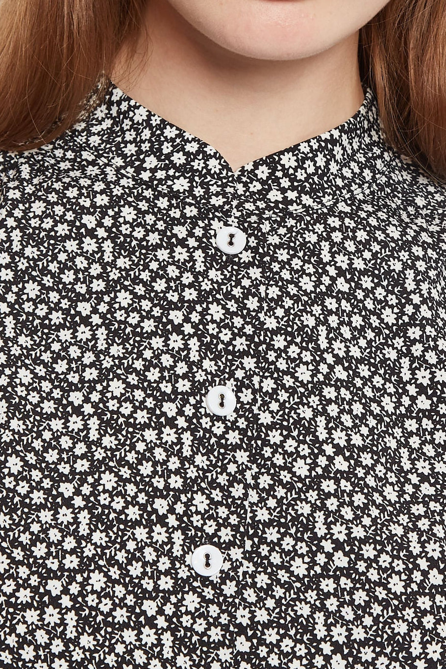 Louche Clancy Candy Bud Print Long Sleeve Blouse