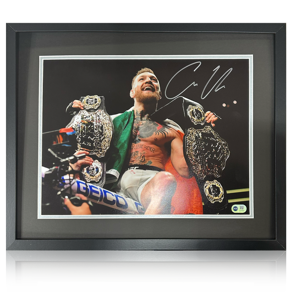 Conor McGregor Signed Image Compact Frame (ACG Cert)