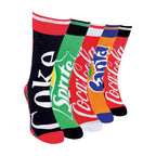 🎁 5 Pack Unisex Colourful Novelty Brand Logo Cotton Socks (100% off)