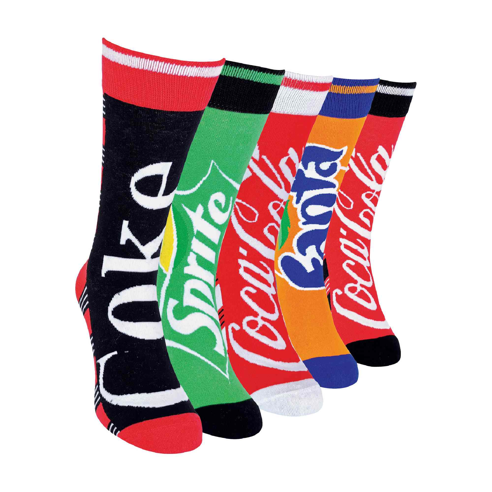 🎁 5 Pack Unisex Colourful Novelty Brand Logo Cotton Socks (100% off)