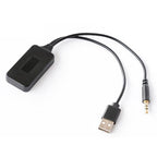 Universal Car HIFI Wireless Bluetooth Module AUX Audio Adapter Cable, Universal