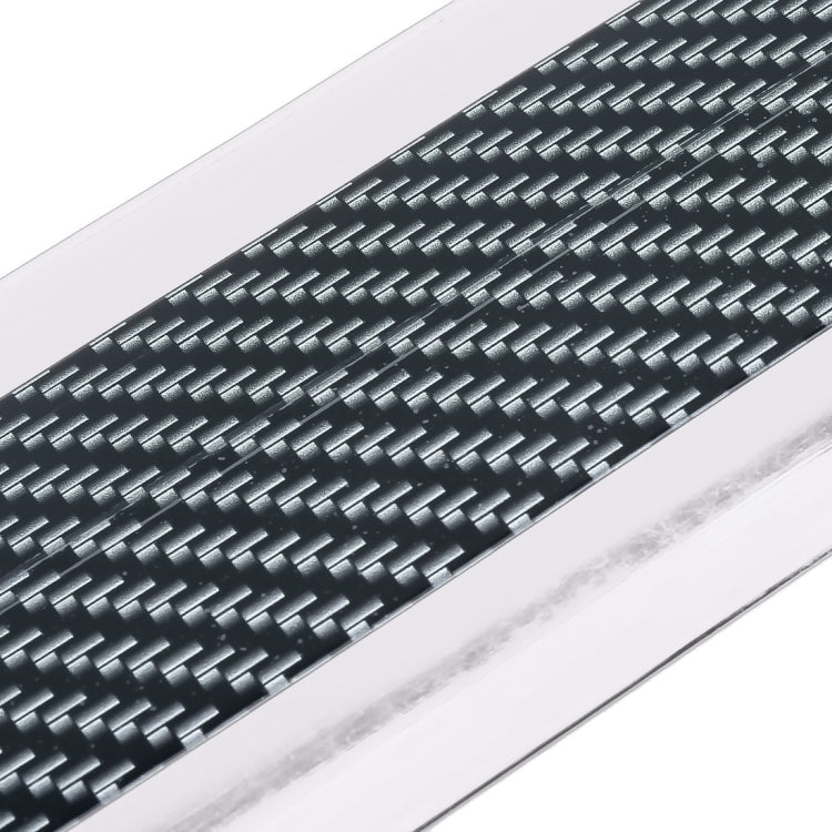 Universal Electroplate Carbon Fibre Car Door Threshold Decoration Strip Decorative Sticker, Size : 5CM x 2M, 5CM x 2M (Gold), 5CM x 2M (Red), 5CM x 2M (Silver)