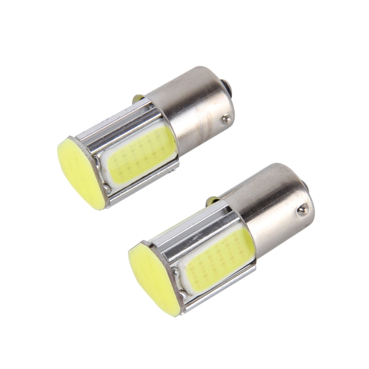 2 PCS 1156/BA15S 5W 6000K 350lm 4 COB LEDs Canbus Car Brake Light Tail Light Bulb, DC 12V, 1156