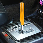 Universal Long Strip Shape Car Gear Shift Knob Modified Shifter Lever Knob, Length: 18cm, Length: 18cm (Gold), Length: 18cm (Blue), Length: 18cm (Purple), Length: 18cmm (Silver Grey), Length: 18cm (Silver), Length: 18cm (Gradient Blue), Length: 18cm (R...