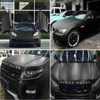 8m * 0.5m Ice Blue Metallic Matte Icy Ice Car Decal Wrap Auto Wrapping Vehicle Sticker Motorcycle Sheet Tint Vinyl Air Bubble Sticker, 8m * 0.5m