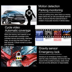 G705 5 inch LCD Touch Screen Rear View Mirror Car Recorder with Separate Camera, 170 Degree Wide Angle Viewing, Support Loop Video / Motion Detection / G-Sensor / TF Card, G705