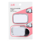 3R-054 2 PCS Car Truck Square Blind Spot Rear View Wide Angle Mirror Blind Spot Mirror 360 Degree Adjustable Wide-angle Mirror, Size: 7*4cm, Size: 7*4cm