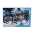 CS-321 3 in 1 Non-Slip Manual Car Truck Pedals Foot Brake Pad Cover Set