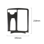 Car Carbon Fiber Left Drive Gear Position Panel Decorative Sticker for Mercedes-Benz W204 2007-2013 / W212 2010-2012, Left Drive Gear Position (W212)