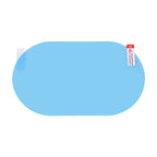 Car Oval PET Rearview Mirror Protective Window Clear Anti-fog Waterproof Rain Shield Film, Size:10x15cm, 10x15cm