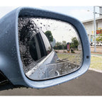 Car Oval PET Rearview Mirror Protective Window Clear Anti-fog Waterproof Rain Shield Film, Size:10x15cm, 10x15cm