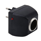Vehicle Power Inverters 90-240V AC to 12V DC with Car Cigarette Lighter Socket Adapter Converter Vehicle Amplifier Power Output: DC 12V 600mA(EU Plug), 12V 600mA(EU Plug)