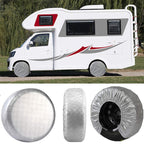 4 PCS Car Auto Wheel Tire Covers, Suitable for The Tire up to 29 inch, 29 inch