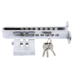 Car Auto Stainless Steel  Anti-theft Clutch Lock Car Brake Safety Lock Tool Accelerator Pedal Lock with Keys Suitable for Clutch Height Under 19.5cm, Clutch Height Under 19.5cm