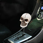 Universal Skull Head Shape ABS Manual or Automatic Gear Shift Knob  with Three Rubber Covers Fit for All Car, Skull Head Shape 1, Skull Head Shape 2, Skull Head Shape 3