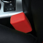 Safe Rubber Car Seat Belt Clips Locking Buckles Protective Cover, Black, Orange, Green, Blue, Red, Yellow