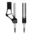 Car Modification Heightening Gear Shifter Extension Rod Adjustable Height Adjuster Lever Shift Lever with Adapters for Honda