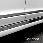 Universal Car Door Threshold Decoration Strip Decorative Sticker, Size : 3CM x 3M, Size : 3CM x 3M(Black)