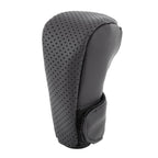 Universal Nonslip Breathable Genuine Leather Car Gear Shift Knob Cover