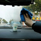 2 PCS Quick Dry Microfiber  Suede Towels Cleaning Cloth Anti-Scratch Car Detailing Care Towels for Wipping off Water Mist, 2 PCS