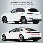 Universal Car Door Invisible Anti-collision Strip Protection Guards Trims Stickers Tape, Size: 5cm x 5m, Size: 5cm x 5m