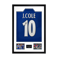Joe Cole Signed Chelsea Shirt Premium Frame
