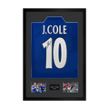 Joe Cole Signed Chelsea Shirt Premium Frame