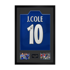 Joe Cole Signed Chelsea Shirt Premium Frame