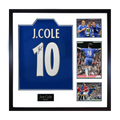 Joe Cole Signed Chelsea Shirt Elite Frame