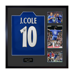 Joe Cole Signed Chelsea Shirt Elite Frame