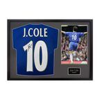 Joe Cole Signed Chelsea Shirt Classic Frame