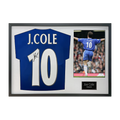 Joe Cole Signed Chelsea Shirt Classic Frame