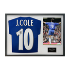 Joe Cole Signed Chelsea Shirt Classic Frame