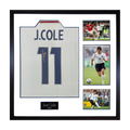 Joe Cole Signed England Shirt Elite Frame