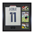 Joe Cole Signed England Shirt Elite Frame
