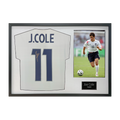 Joe Cole Signed England Shirt Classic Frame