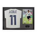 Joe Cole Signed England Shirt Classic Frame