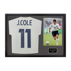 Joe Cole Signed England Shirt Classic Frame