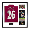 Joe Cole Signed West Ham Shirt Elite Frame