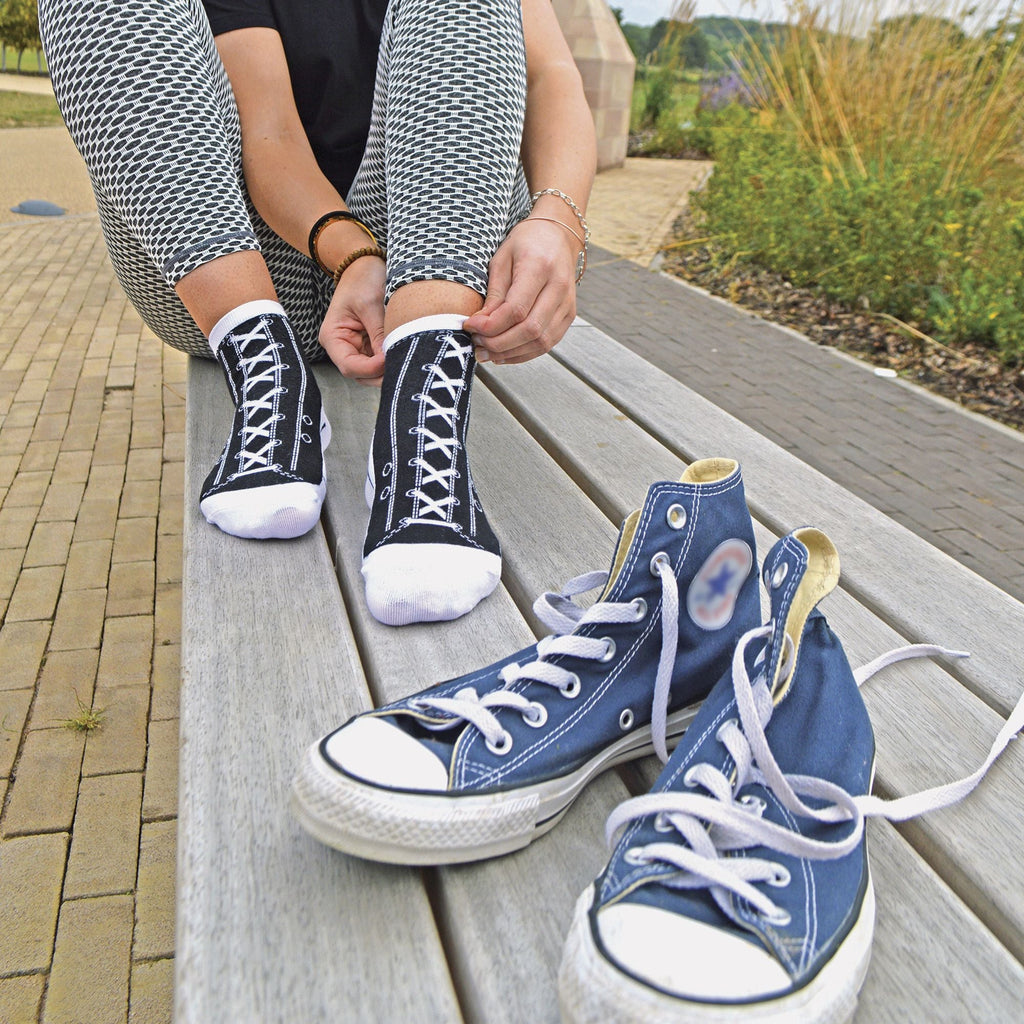 2 Pack Unisex Adult Cotton Socks That Look Like Shoes