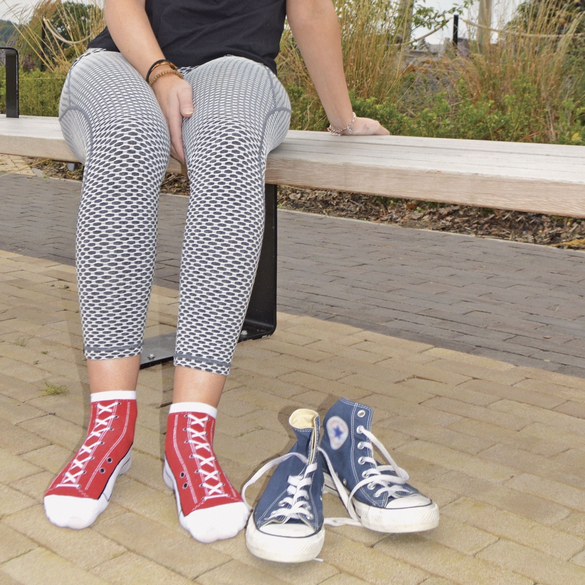 2 Pack Unisex Adult Cotton Socks That Look Like Shoes