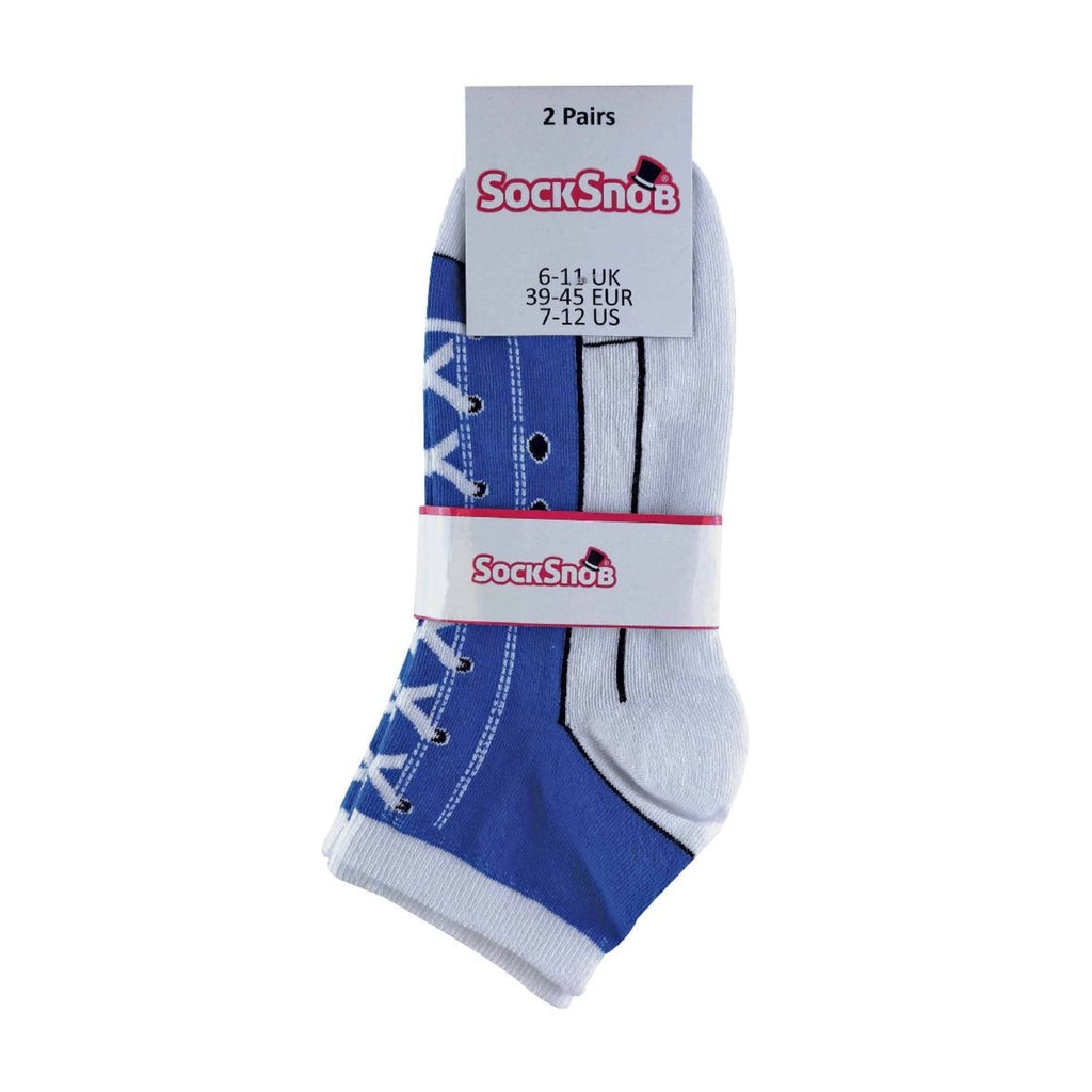 2 Pack Unisex Adult Cotton Socks That Look Like Shoes