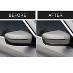 2 PCS Car Carbon Fiber Rearview Mirror Bumper Strip Decorative Sticker for BMW G30 (2018-2019) / G11 (2016-2019), Right Drive without Lens, Rearview Mirror Right Drive without Lens