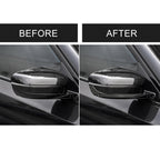 2 PCS Car Carbon Fiber Rearview Mirror Bumper Strip Decorative Sticker for BMW G30 (2018-2019) / G11 (2016-2019), Right Drive with Camera, Rearview Mirror Right Drive with Camera