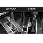 Car Carbon Fiber Gear Position Panel Decorative Sticker for Honda Tenth Generation Civic 2016-2019