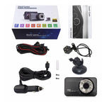T638+ Car DVR USB Hidden Dual-lens Driving Recorder HD Reversing Video Monitor, T638+
