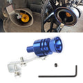 Universal Aluminium Turbo Sound Auspuff Endrohr Pfeife Auto / Motorrad Simulator Whistler, Größe: L, Außendurchmesser: 30 mm, Größe: L (Schwarz), Größe: L (Gold), Größe: L (Blau), Größe: L (Rot), Größe: L (Silber)