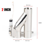 CNSPEED Y Shape 2 In 1 Car Remote Control Electric Exhaust Valve Pipe, Size: 2 inch, Size: 2 inch