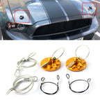 XH-6049 Car Universal Modified Racing Punch-free Aluminum Engine Hood Lock Cover