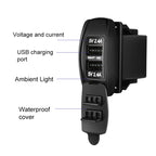 Car 4.8A Double-sided Mobile Phone Charger, 4.8A